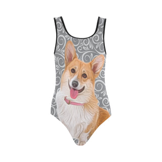 Corgi Lover Vest One Piece Swimsuit - TeeAmazing