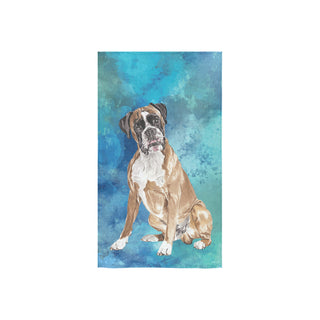 Boxer Water Colour Custom Towel 16"x28" - TeeAmazing