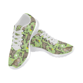 American Bobtail White Sneakers for Women - TeeAmazing