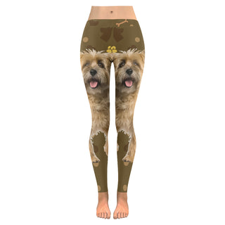 Cairn Terrier Dog Low Rise Leggings (Invisible Stitch) (Model L05) - TeeAmazing