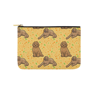 Australian Goldendoodle Flower Carry-All Pouch 9.5''x6'' - TeeAmazing