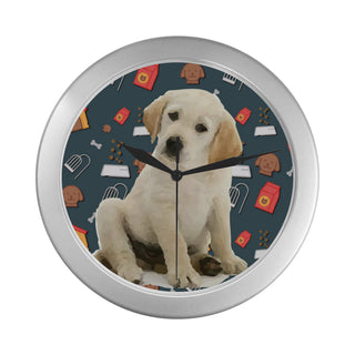 Goldador Dog Silver Color Wall Clock - TeeAmazing