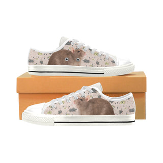 Rats White Men's Classic Canvas Shoes - TeeAmazing