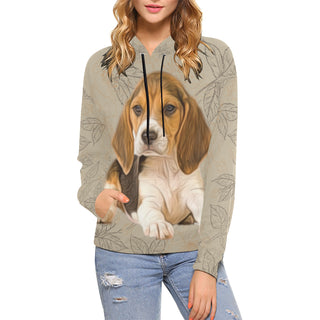 Beagle Lover All Over Print Hoodie for Women - TeeAmazing