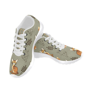 Abyssinian White Sneakers for Men - TeeAmazing