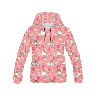 Brittany Spaniel Pattern All Over Print Hoodie for Women - TeeAmazing
