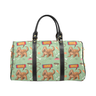 American Cocker Spaniel Pattern New Waterproof Travel Bag/Small - TeeAmazing