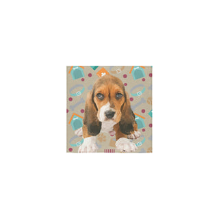 Basset Hound Square Towel 13x13 - TeeAmazing