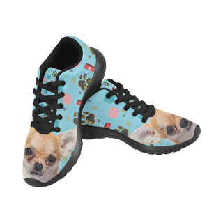 Chihuahua Black Sneakers Size 13-15 for Men - TeeAmazing