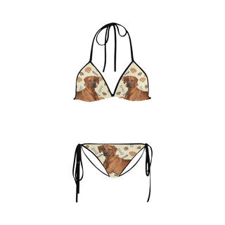 Rhodesian Ridgeback Dog Custom Bikini Swimsuit - TeeAmazing