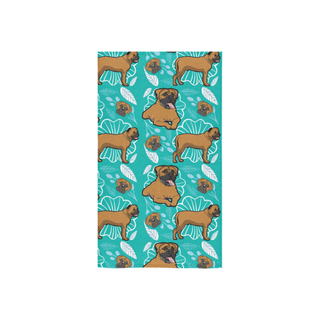 Bullmastiff Flower Custom Towel 16"x28" - TeeAmazing