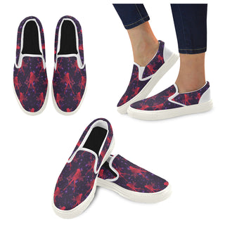 Sailor Mars White Women's Slip-on Canvas Shoes - TeeAmazing