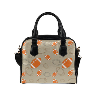 Rugby Pattern Shoulder Handbag - TeeAmazing