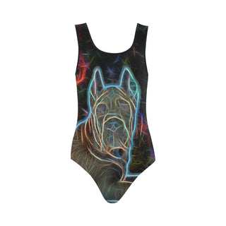 Cane Corso Glow Design 1 Vest One Piece Swimsuit - TeeAmazing