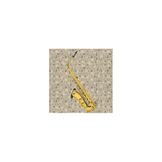 Saxophone Square Towel 13x13 - TeeAmazing