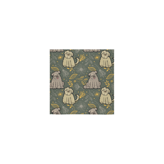 Briard Flower Square Towel 13“x13” - TeeAmazing
