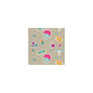 Roller Derby Pattern Square Towel 13x13 - TeeAmazing