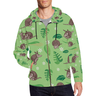 Constrictor Pattern All Over Print Full Zip Hoodie for Men - TeeAmazing