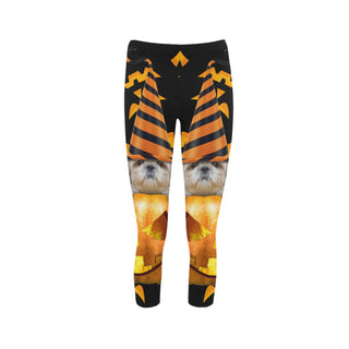 Shih Tzu Halloween Capri Legging (Model L02) - TeeAmazing