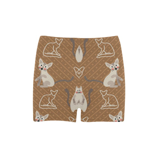 Javanese Cat Briseis Skinny Shorts (Model L04) - TeeAmazing