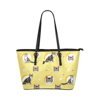 American Wirehair Leather Tote Bag/Small - TeeAmazing