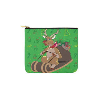 Reindeer Christmas Carry-All Pouch 6x5 - TeeAmazing