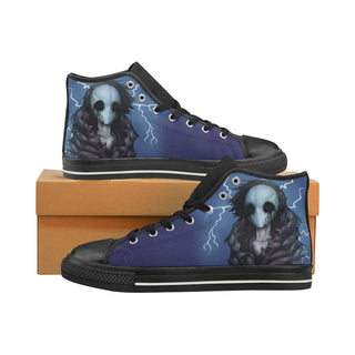 Eyeless Jack Mask Black High Top Canvas Shoes for Kid - TeeAmazing