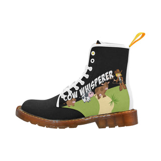 Cow Whisperer White Boots For Men - TeeAmazing