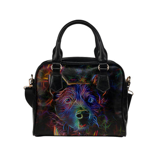 Australian Cattle Dog Glow Design 1 Shoulder Handbag - TeeAmazing