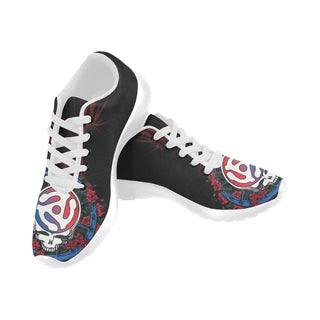 Grateful Dead White Sneakers for Men - TeeAmazing