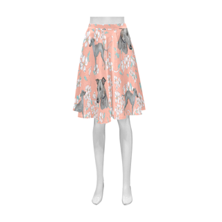 Italian Greyhound Flower Athena Women's Short Skirt - TeeAmazing
