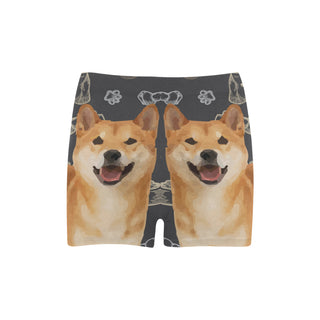 Shiba Inu Dog Briseis Skinny Shorts (Model L04) - TeeAmazing