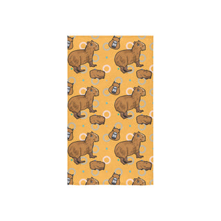 Capybara Pattern Custom Towel 16"x28" - TeeAmazing