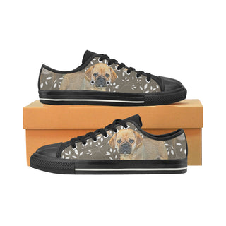 BeaBull Black Low Top Canvas Shoes for Kid - TeeAmazing