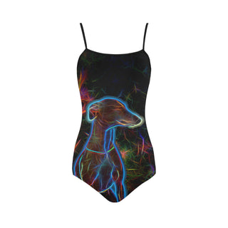 Italian Greyhound Glow Design 2 Strap Swimsuit - TeeAmazing