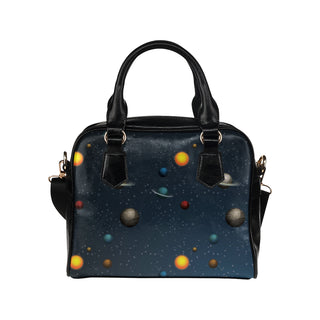 Planet Pattern Shoulder Handbag - TeeAmazing