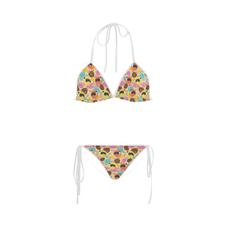 Border Collie Pattern Custom Bikini Swimsuit - TeeAmazing
