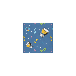 Timpani Pattern Square Towel 13“x13” - TeeAmazing