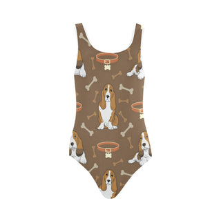 Basset Fauve Vest One Piece Swimsuit - TeeAmazing