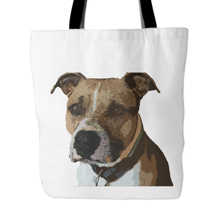 American Staffordshire Terrier Dog Tote Bags - American Staffordshire Terrier Bags - TeeAmazing