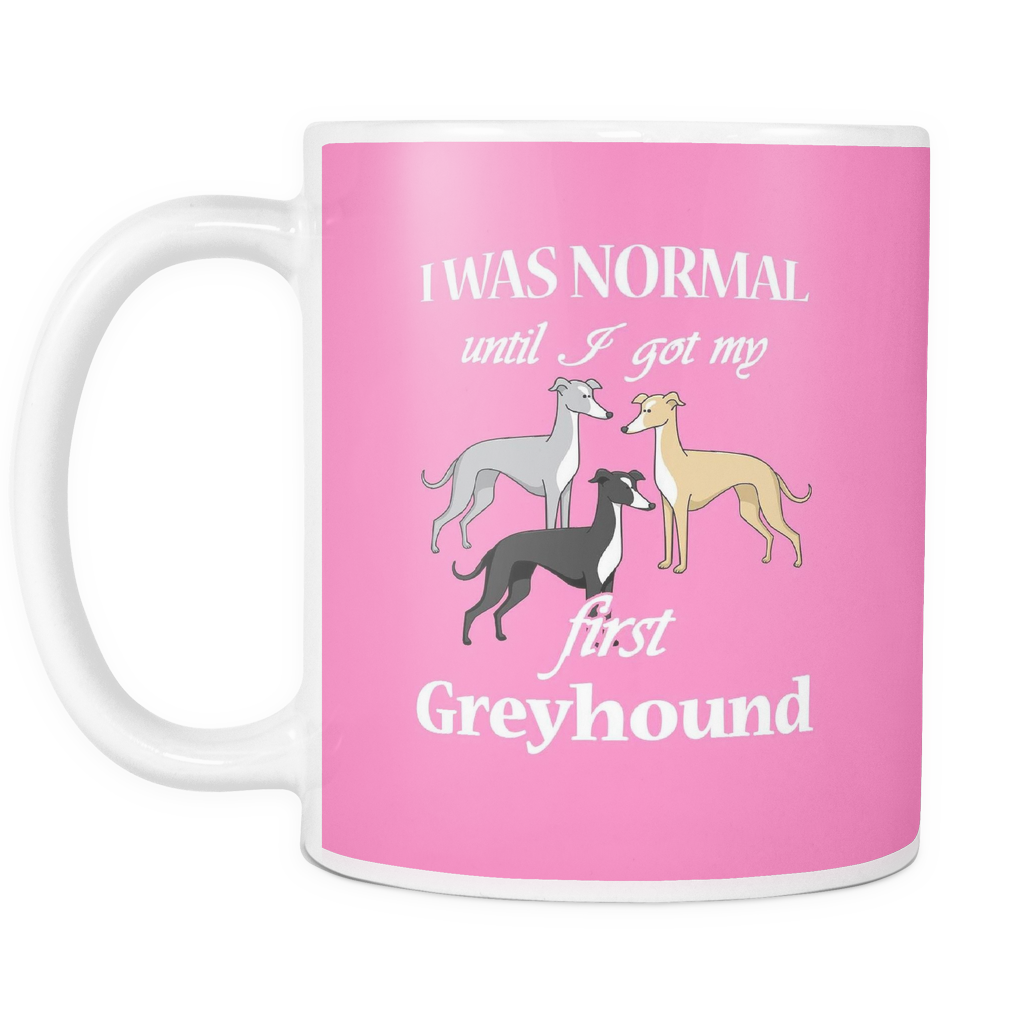 First Greyhound Dog Mugs & Coffee Cups - Greyhound Coffee Mugs - TeeAmazing