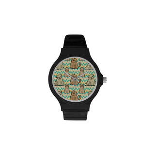 Briard Unisex Round Plastic Watch - TeeAmazing
