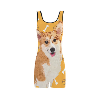 Corgi Classic One Piece Swimwear - TeeAmazing