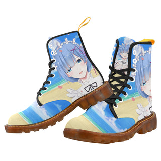 Rem Best Waifu Black Boots For Women - TeeAmazing