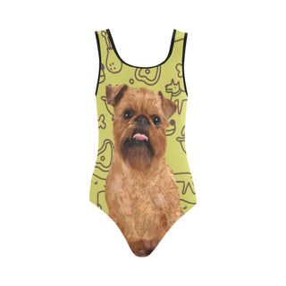 Brussels Griffon Vest One Piece Swimsuit - TeeAmazing