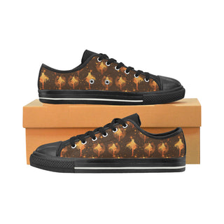 Sailor Venus Black Women's Classic Canvas Shoes - TeeAmazing