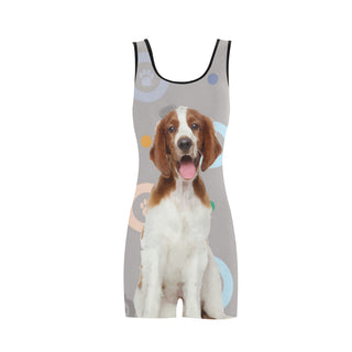 Welsh Springer Spaniel Dog Classic One Piece Swimwear - TeeAmazing