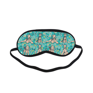 Airedale Terrier Pattern Sleeping Mask - TeeAmazing