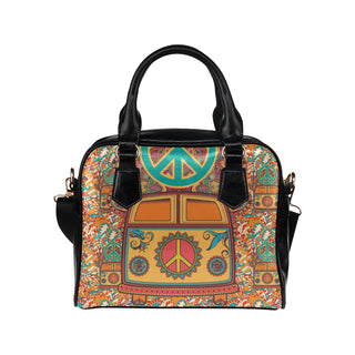 Hippie Van Shoulder Handbag - TeeAmazing