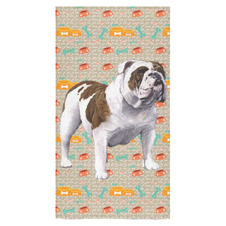 English Bulldog Bath Towel 30"x56" - TeeAmazing